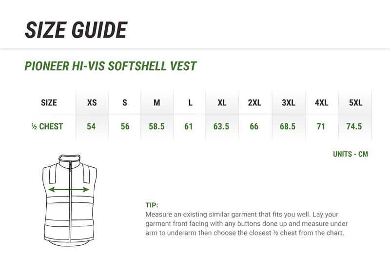 Hi Vis Softshell Vest (D+N)