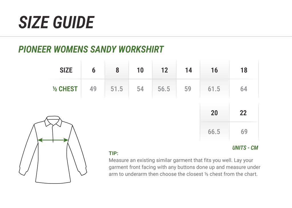 RB Sellars Women's Sandy Workshirt - Mid Weight
