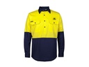 Hi Vis Close Front Long Sleeve Work Shirt