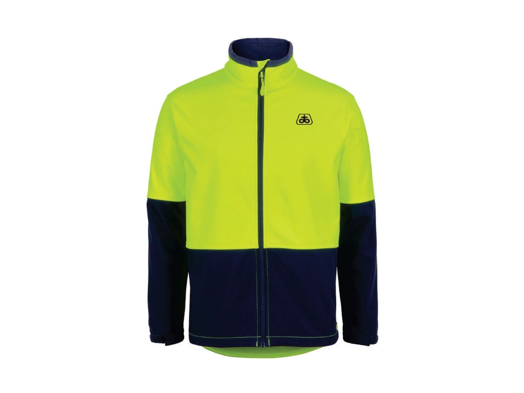 Unisex Hi Vis Three Layer Softshell Jacket